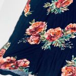 Loveappella Loveappela Stitch Fix Ernest Floral Navy Blue Swing Tank Top Photo 6