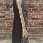 Ann Taylor midi business attire printed & black dress / 12 / NWT Photo 4