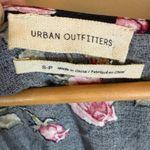 Urban Outfitters  Floral Mini Dress Tie Front Rayon Black Pink Size‎ Small Y2K Photo 1