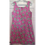 Lilly Pulitzer Pink Turtle Sleeveless Dress Size 10 34 1/2" Long x 18" PTP Photo 1