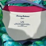 Tommy Bahama Tommy Bahamas Golf Sleeveless White Top with Tropical Collar; NEW; Large Women's Photo 1