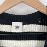 CAbi  Whistle Cardigan‎ Striped Button Front V-Neck Relaxed Dolman Sleeve Pockets Photo 3