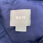 Anthropologie Maeve Ellery Striped Tiered Mini Skirt Pleated Pink Navy Size 6 Photo 4