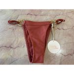 Camila Coelho Carlo Bikini Bottoms in Rust X-Small New Womens Swimsuit Photo 3