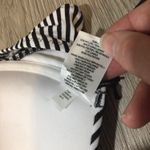 Shade & Shore NWOT Tropics 34C Push Up Cups Black White Stripe Triangle Bikini Top Photo 4