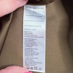 Good American  Womens Size 3/4 Button Front Blouse Brown Long Sleeve Stretch NWT Photo 10