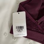 NWT Lively The Palm Lace Busty Bra Plum Wireless Bralette Purple Feminine Size 1 Photo 6