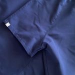 FIGS “Delmas” Navy Blue 2-Front Pockets Split Sides Scrub Top Size S Photo 6