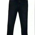 AGOLDE  Mid Rise Skinny Denim Jeans US 26 Raw Frayed Hem Dark Wash Inseam 29” Photo 1