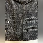Banana Republic Tweed Moto Jacket Size 10P Photo 5