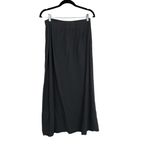 Splendid Women's Black Solid High Waisted Side Zip A-Line Maxi Skirt Size XS Photo 4