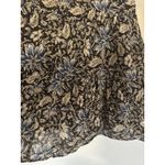 Madewell NWT Gathered Button Front Mini Dress Dark Carob Floral Size Small Photo 6