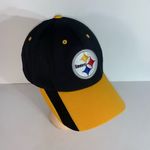 Reebok NFL Pittsburgh Steelers Adult Embroidered Logo Baseball Cap Hat Black/Yellow Adj Photo 5
