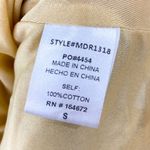 &merci & Merci Women's Yellow Plaid Smocked Babydoll Dress sz Small Puff Sleeve Preppy Photo 7