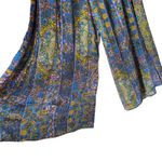 Tolani  Blue Lavender Print Palazzo Wide Leg Pants size XLP Petite Photo 3