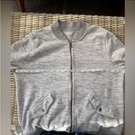 Duluth Trading Co Double Knit Bomber gray medium Jacket hiking‎ outdoors Photo 6