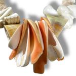 Free People  Ariana Ost Bohemian Beachy Retro 70s Shard Spike Shell Necklace NWT Photo 9