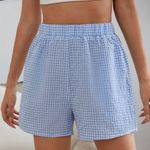 blue plaid shorts Size M Photo 0