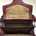 Ellen Tracy  Burgundy Leather Purse Photo 4