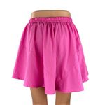 Free People  FP Movement Pink High Waist Pleated Pull On Mini A Line Skirt Size S Photo 2