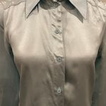 ZARA Iced Turquoise Blouse Photo 2