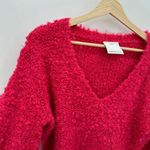 C/MEO COLLECTIVE Women Barbie Pink Coco Knit Sweater Balloon Sleeve Wool Blend M Photo 5