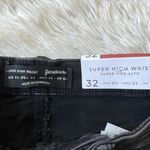 Stradivarius Tall super high waist black wash Women’s skinny jean size 00 Photo 4