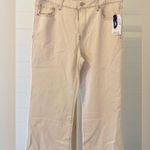 Time and Tru Women's Cropped Flare Jeans Beige Size 12 NWT Photo 0