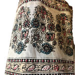 Indian Women Multi Floral Printed Cotton Kurta Kurti Top Tunic Straight Dress Black Photo 5