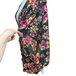 For Love & Lemons ‎ Morrison Mini Dahlia Floral Dress Black Sequin Size XS Photo 8