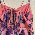 Guess  Pink Dress with Blue Floral Design Photo 3