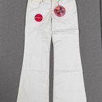 Y2K NWT Deadstock Glo Jeans White flare Jeans Size undefined Photo 0