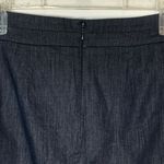 Ann Taylor  Loft Women's Flat Front Lined Pencil Skirt Dark Blue Petite Size 8P Photo 8