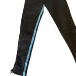 Ralph Lauren Polo  Size 28 Tompkins Skinny Lace up Coated Black‎ Jeans Photo 2