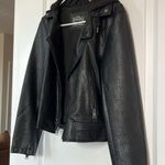 Levi's Levi’s Faux Leather Moto Jacket with Hood Photo 9