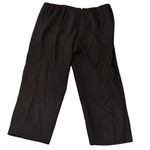 Oscar de la Renta  Black Wool Blend Pants Size 18W Photo 4