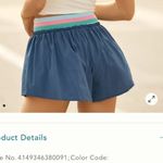 Anthropologie Daily Practice Drawstring Flowy Skort Blue Size XL NEW Photo 3
