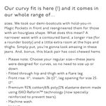 Madewell Curvy Cali-Demi Boot Jeans in Berkeley Black Chewed Hem Edition Size 26 Photo 13