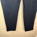 Eileen Fisher  Organic Cotton Twill Stretch Black Ankle Pants Size‎ XS Officewear Photo 2