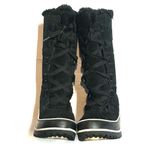 Sorel  Tivoli High Il Snow Boots Waterproof Suede Leather Black Size 8 Photo 5