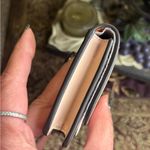 Coach Authentic 1941 calf leather Tan and Gold Card wallet Photo 2