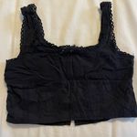 LA Hearts Black Lace Corset Top Photo 4