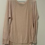 Urban Outfitters Out from Under  Tan Cream Long Sleeve Layer Shirt Size Medium Photo 0