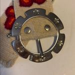 Source Unknown BELT…EMBROIDERED BELT COLORFUL FLORAL DESIGN SILVER BUCKLE UNIQUE AND DIFFERENT Photo 2
