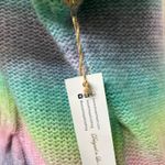 Woven Heart  pastel rainbow sweater size XS Photo 4