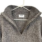 Old Navy Womens XS Sweater Mock Neck 1/4 Zip Dark Gray Photo 5