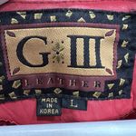 Vintage Large Leather Trench Coat Red Buttery Soft Supple G Photo 6