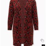 Torrid Sz 2 Leopard Print Open Front Cardigan Photo 15
