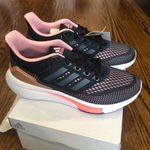 Adidas EQ21 Women’s Grey and Pink Running & Cross-Training Shoes Sz 8.5 NWT Photo 0