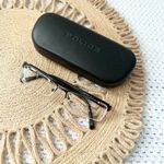 Police Italy Black Metal Half Exposed Frame Rectangular Eyeglasses Case V2906 Photo 9